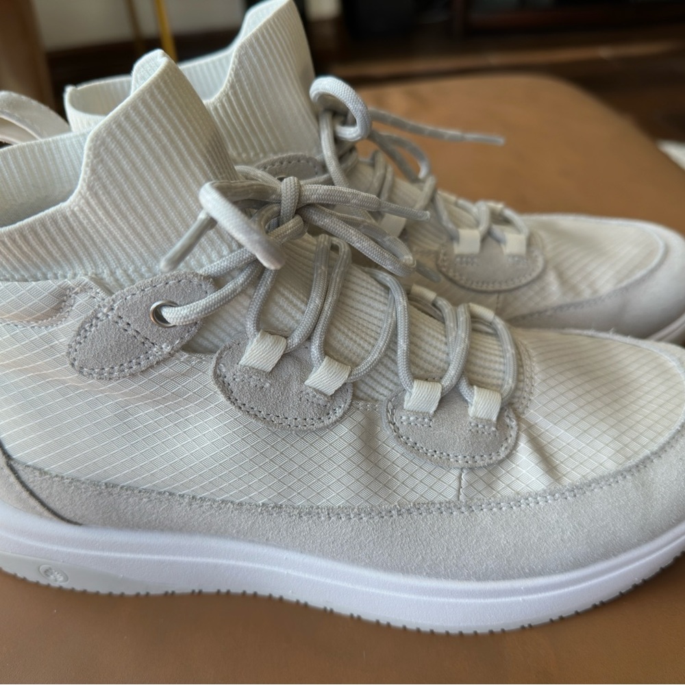 Nurture Response Elias Mixed Platform Hightop Sneakers Shoe white size 8.5